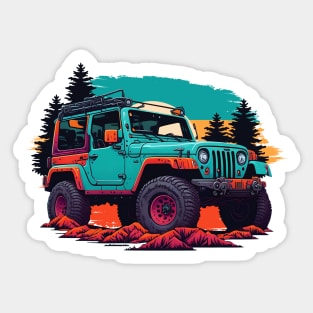 Jeep Wrangler Adventure Sticker